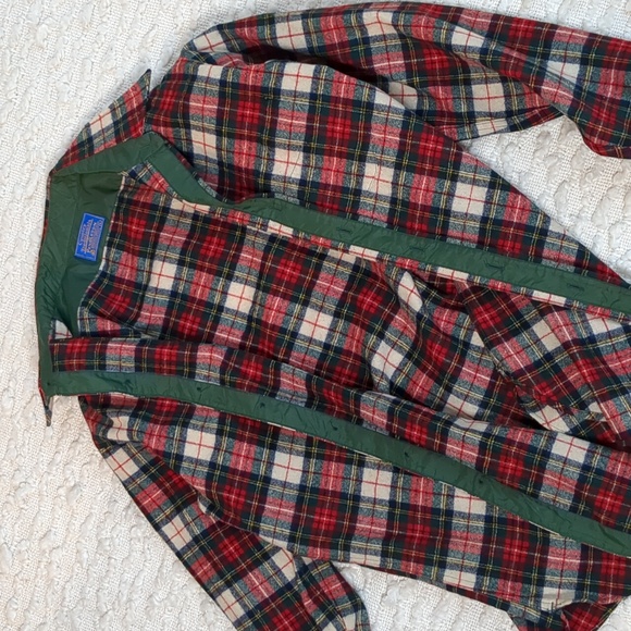 Pendleton Vintage Plaid Country Traditionals Large Men's 100% Wool Butto… - Picture 12 of 12